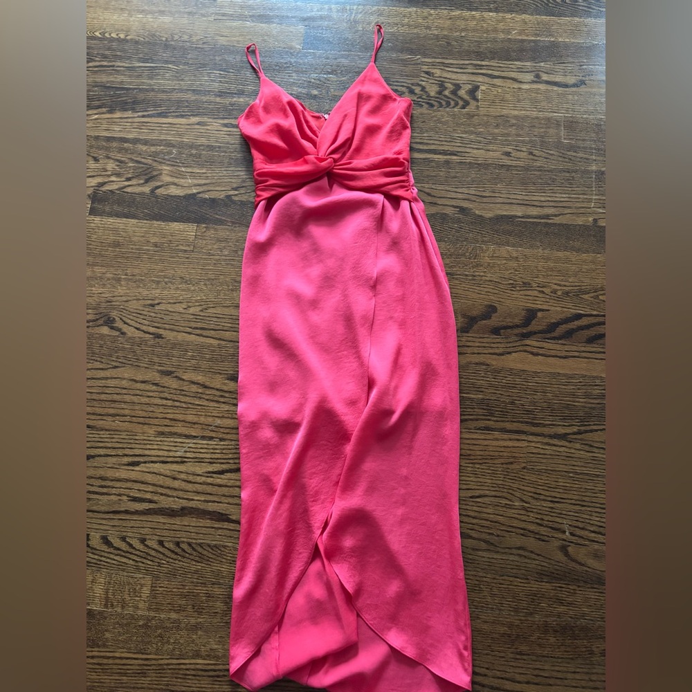 Pink maxi dress